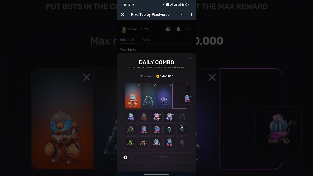Pixel tap daily combo 15.07 