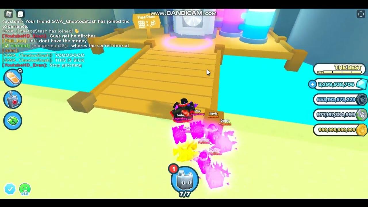 BEST FUSING METHOD TO GET NEW GLITCHED AND HACKED PETS IN PET SIMULATOR