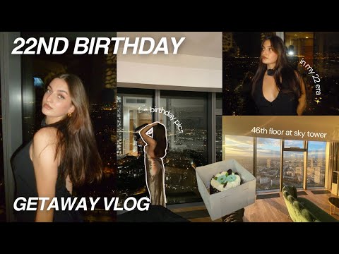 im 22! exciting birthday vlog🥂 46th FLOOR APARTMENT GETAWAY + trip to Poland
