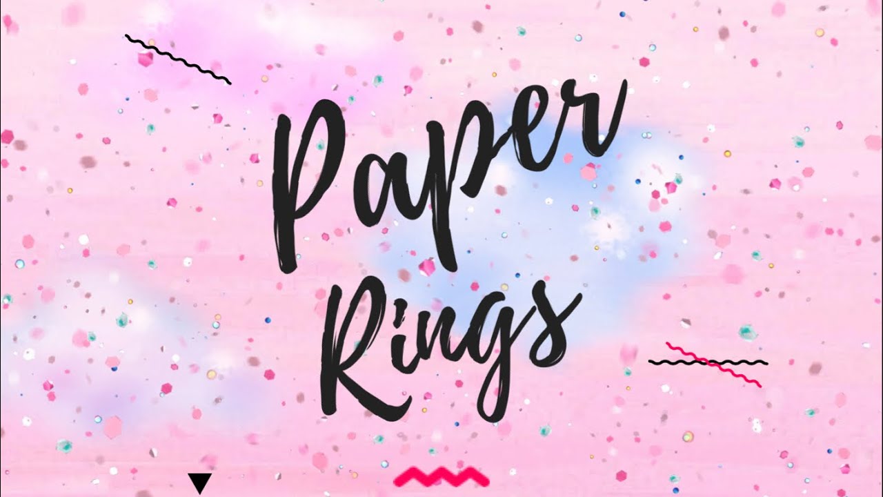 Paper rings | Paper ring, Taylor swift lyrics, Taylor swift songs