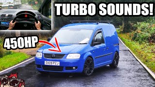 FASTER THAN YOU THINK! 450HP VW CADDY 2.0TFSI SWAP STREET DRIVE POV by MONKY LONDON 12,468 views 8 months ago 14 minutes, 38 seconds
