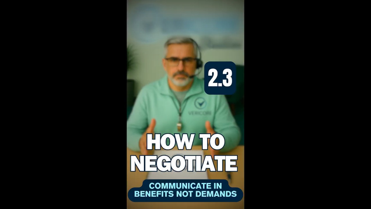 Communicate a benefit, not a demand - Coach Corey