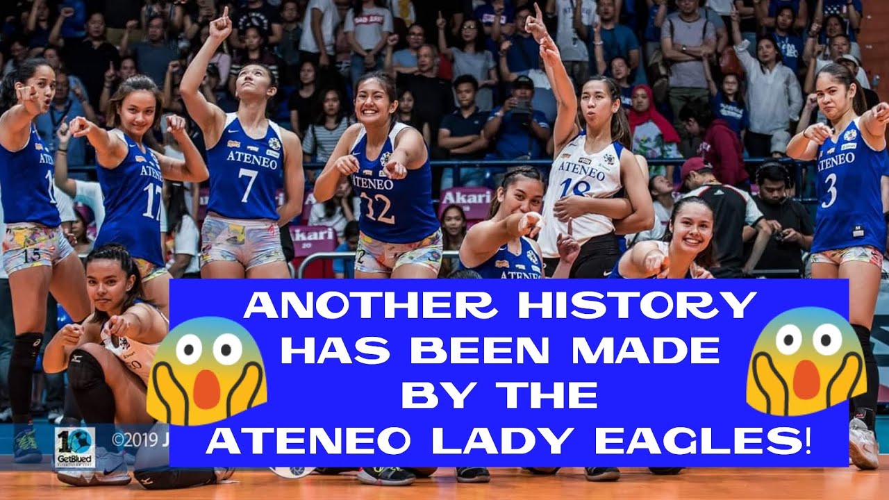Another History for Ateneo Lady Eagles | UAAP Season 81 vs. NU - YouTube