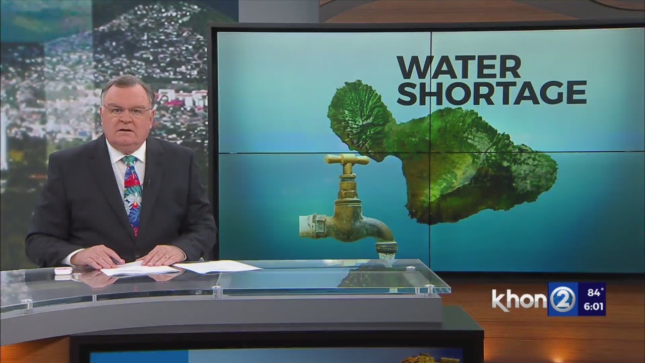 Water shortage limits part of Maui to ‘essential tasks’ YouTube