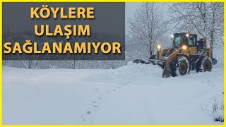 Düzce'de 32 Köy Yolu Kardan Kapandı