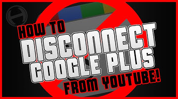 How To Disconnect Google+ From YouTube 2013 October - WORKING!!