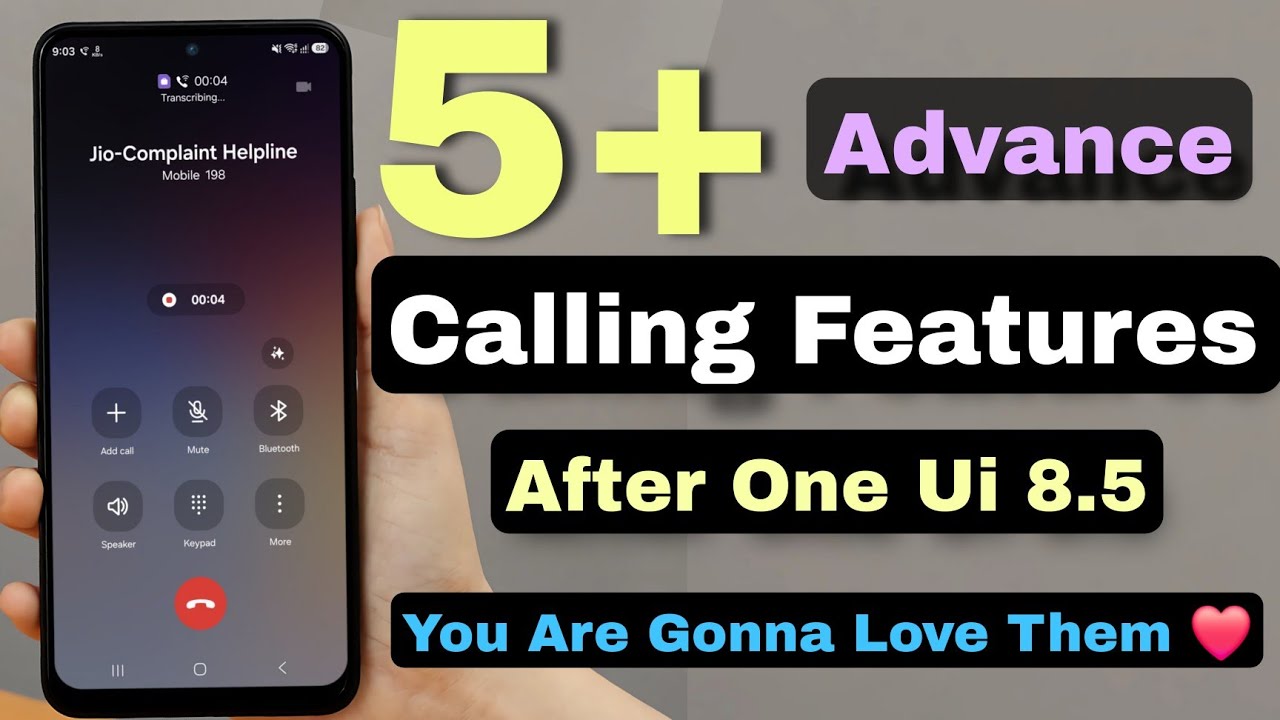 5+ Advanced Calling Features Samsung Mobile 📲 After One Ui 8.5 Update ...