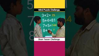 Test Your Brain Power! Solve This Viral Math Trick 🎯 #MathPuzzle #BrainTeaser #MindPuzzle