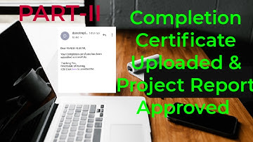 @updatedcs Project Report Approved #UploadCompletion Certificate