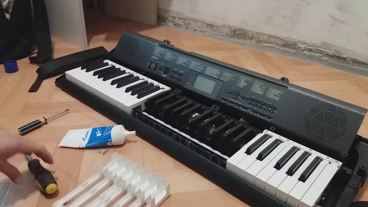 Чтобы не дребезжали, не скрипели, не стучали клавиши Синтезатора - YouTube