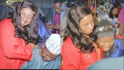 Respect! See How Lateef Adedimeji's Wife Greet Mide Martins & Afeez Owo  At Itele Naming Ceremony