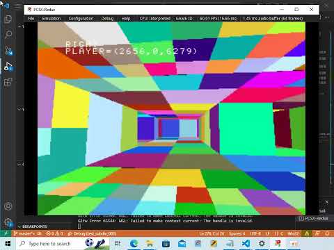 [PS1 C Language + PSY-Q] 3D Polygons Subdivision Flat/Textured - Test #4