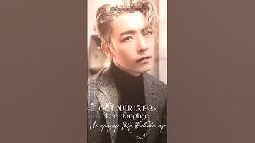 HAPPY BIRTHDAY LEE DONGHAE.. #leedonghae #superjunior #happybirthday #inaerusheart #shorts