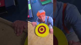 Can Blippi Beat His HARDEST Floor Is LAVA Challenge?! 🌋🔥 #shorts #blippi #kidschallenge