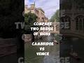 Comparing Bridges of Sighs Cambridge vs Venice #cambridge #BridgeOfSighs #Venice #Travel #university