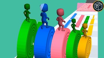 Layers Roll 🛼🌈iOS Android Max Level New Update Walkthrough Gameplay (Level 4) #arcadeboxgaming