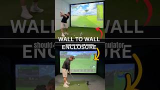 Enclosure vs. Wall to Wall Golf Simulators