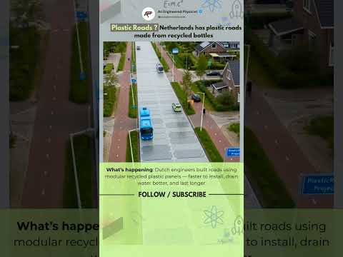 World's Beautiful Road made from Recyle ? #shorts #trending