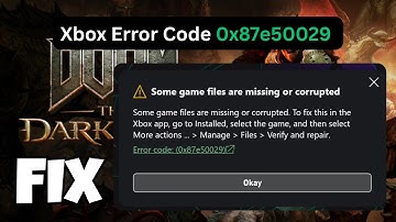 Fix Doom The Dark Ages Xbox Error 0x87e50029 | Game Not Launching or Crashing Fixed