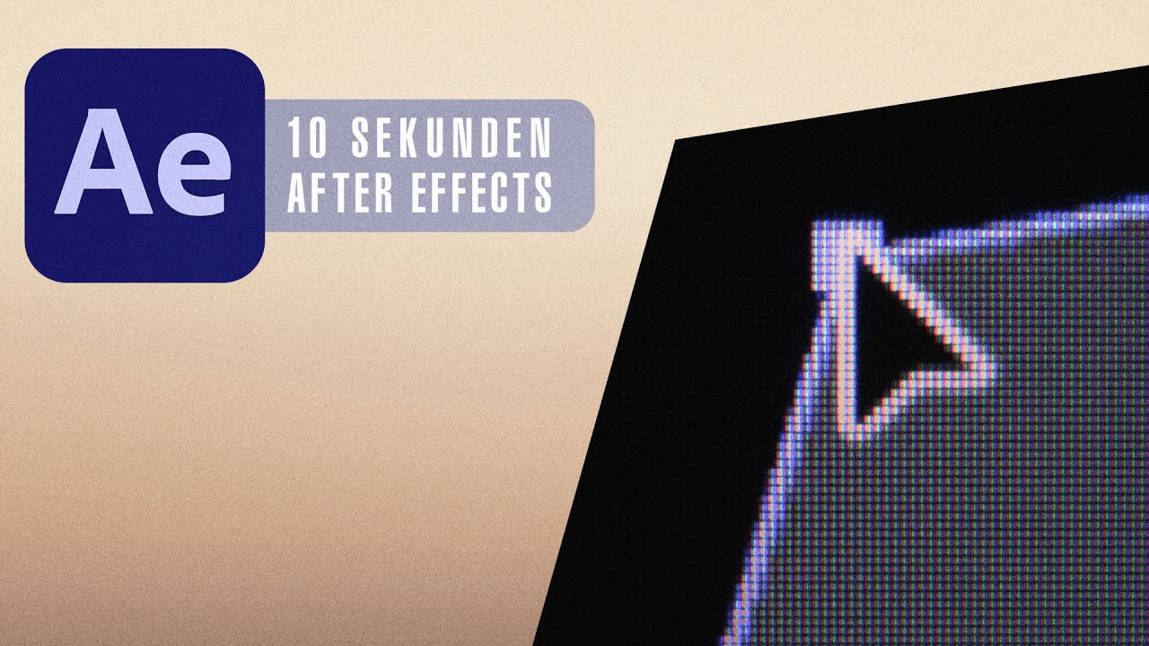 New After Effects - Scheitelpunkt verschieben!(3K)