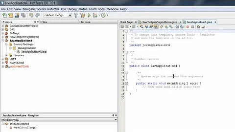 How do I open an existing project in NetBeans 8?