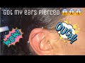 GOT MY EARS PIERCED(INDUSTRIAL BAR)