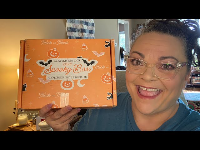 Limited Edition 2025 Spooky Box from Fat Quarter Shop - YouTube