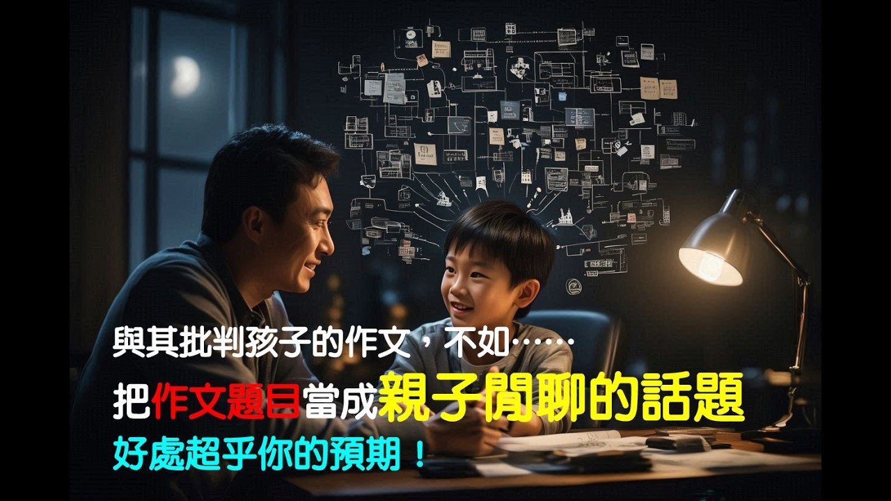 把作文題目當成親子閒聊的話題，好處超乎你的預期！ #原創文章 #NoteBookLM製作 #鴻雁寫作教室