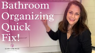 Bathroom Organization Under the Sink | Quick Organizing | Cary Prince Organizing