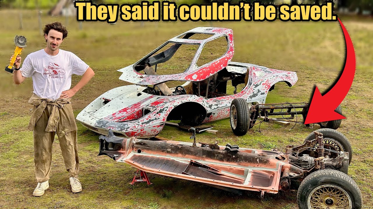 I Rebuilt the Destroyed Chassis on My Abandoned 80s Supercar - YouTube