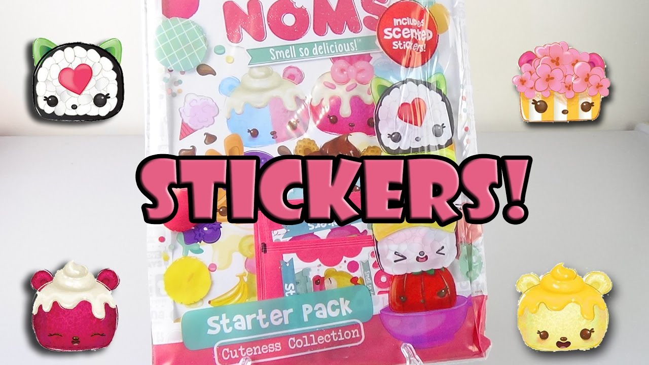 Topps Num Noms Stickers 50 Sealed Packets And  Starter Pack Album 