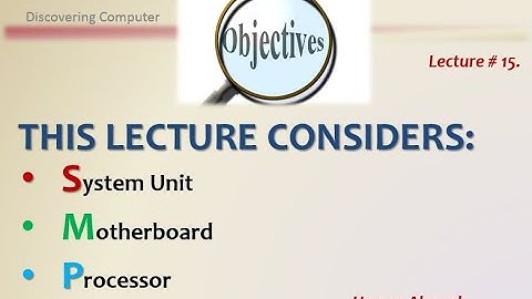 Lecture 15: Part -1- Introduction to Computer (Discovering Computer)
