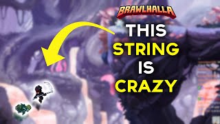 INSANE SCYTHE STRING -  Brawlhalla twitch highlights #31  (0 to death, combos, weapon throws)