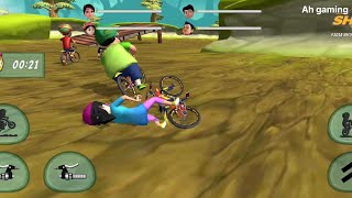 Shiva bicycle racing - reva cycle on vedas forest level 3 screenshot 5