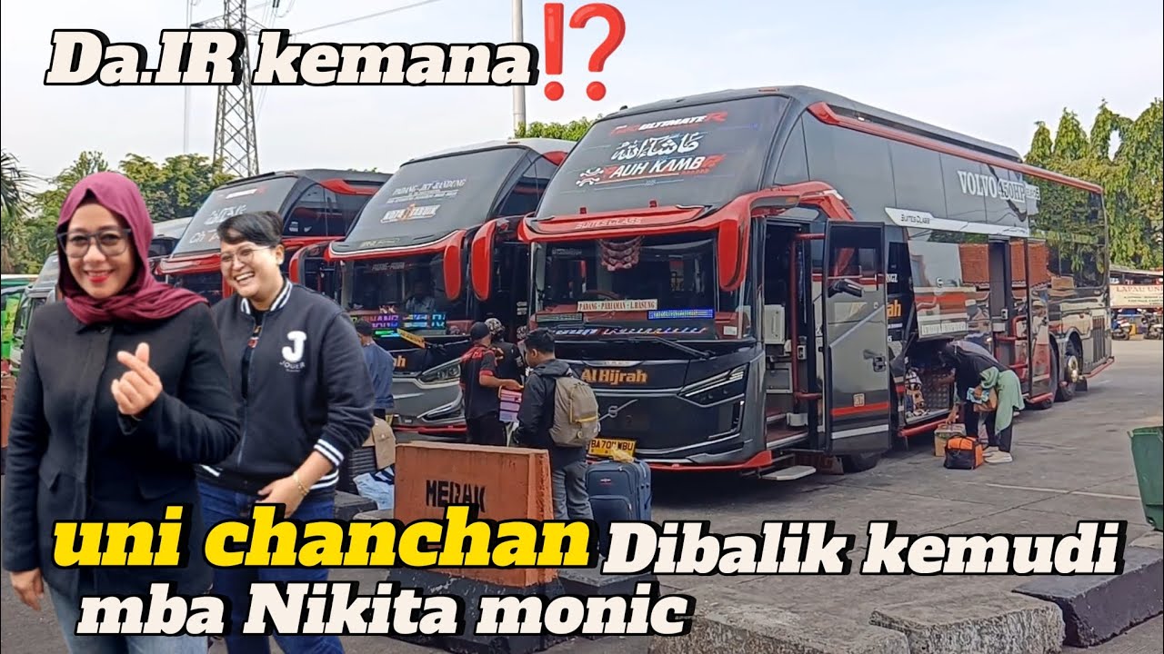 Mba Nikita monic dibalik kemudi||uni chanchan senin menuju ranah Minang|| Da Ir tak terlihat