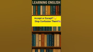 Accept or Except? 🤔