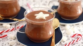 Gemma's Best-Ever Hot Chocolate with Frozen Whipped Cream!