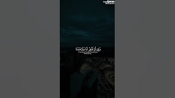 قَالَا رَبَّنَا ظَلَمْنَا أَنفُسَنَا |  ماهر المعيقلي | سورة الأعراف #قرآن #اكسبلور