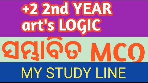 # Important MCQ Logic Class 12th Art