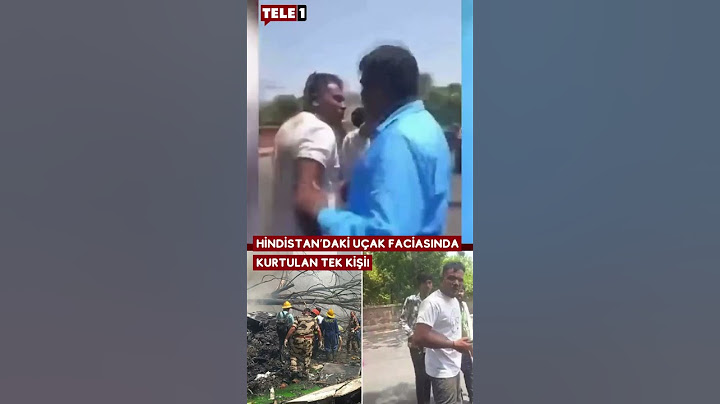 Hindistan’da düşen uçaktan sağ kurtuldu! Ambulansa yürüyerek gitti