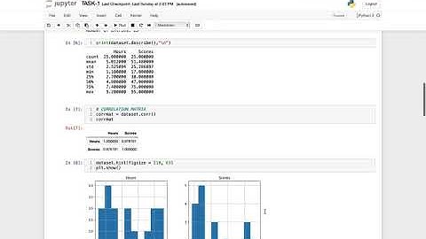 THE SPARKS FOUNDATION TASK-1 SUPERVISED LEARNING