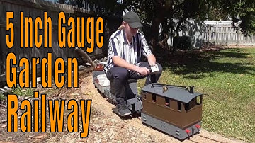 5 Inch Gauge Garden Railway, Australia (Video No 1) - The Very First Operating Session!