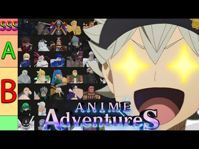 MELHORES PERSONAGENS PARA INICIANTES no ANIME ADVENTURES! - Roblox