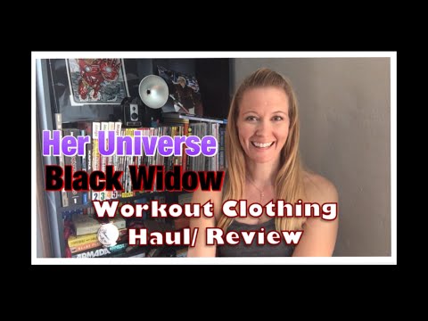 Her Universe & Kohls Black Widow Workout Clothing Haul &Review