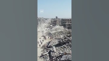 Drone Footage Shows Destruction In Gaza