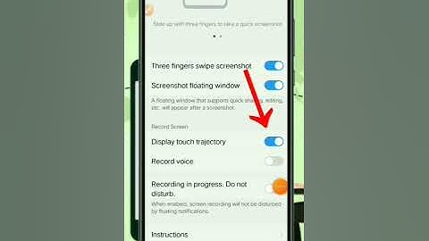 Screen Recording Me Touch Kaise Dikhaye❓| How to Show Touch on Screen Recording📽Touch Trajectory On