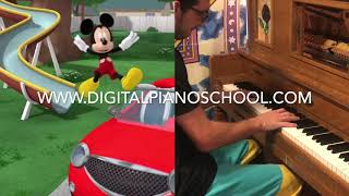 MICKEY MOUSE CLUBHOUSE THEME SONG (Piano Cover) Resimi