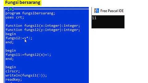 Bahasa Pemrograman Pascal - Fungsi - Part 4