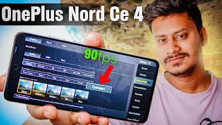 OnePlus Nord CE 4 BGMI 90FPS Test with FPS Meter - Snapdragon 7 gen 3 Power