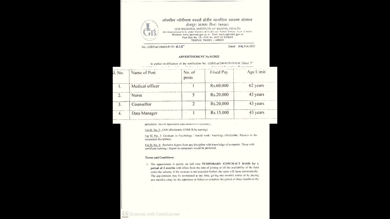 staff nurse vacancy 2023 assam 